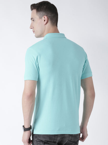 Blue Solid T-Shirt