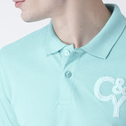 Blue Solid T-Shirt