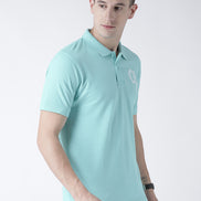 Blue Solid T-Shirt