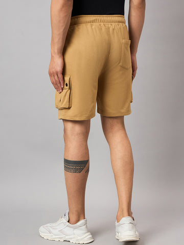 Brown Solid Short