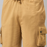 Brown Solid Short