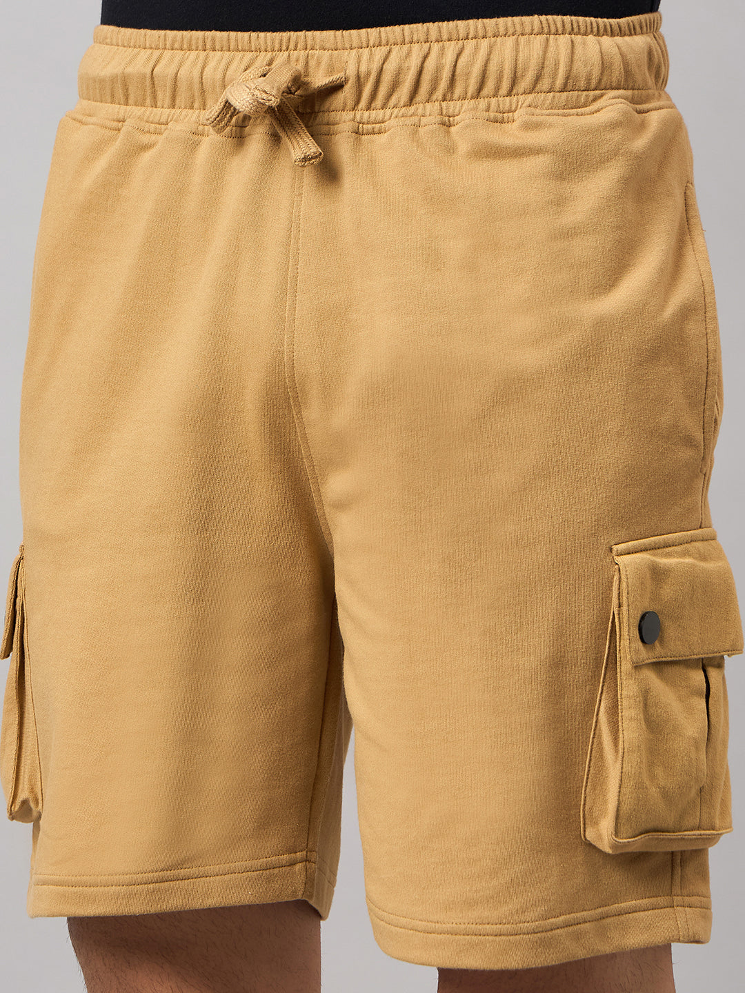 Brown Solid Short