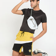 Mustard Colorblocked Short