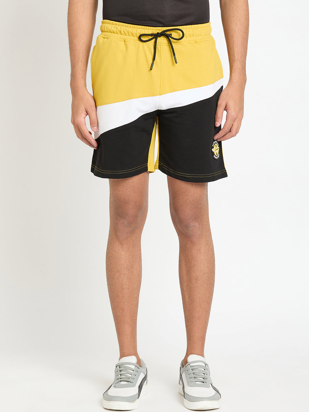 Mustard Colorblocked Short