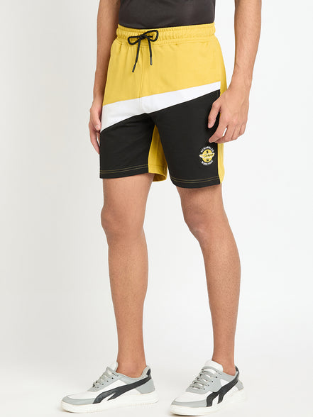 Mustard Colorblocked Short