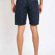 Indigo Printed Short
