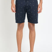 Indigo Printed Short