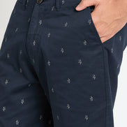 Indigo Printed Short