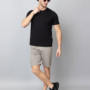 Grey Printed Woven Short