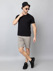 Grey Printed Woven Short