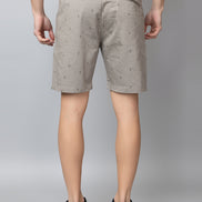 Grey Printed Woven Short