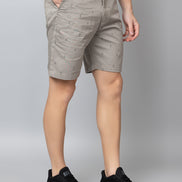 Grey Printed Woven Short