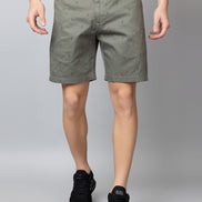 Green Printed Woven Short