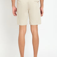 Beige Printed Short