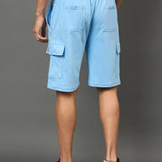 Club York Men Light Blue Drawstring Short