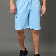 Club York Men Light Blue Drawstring Short