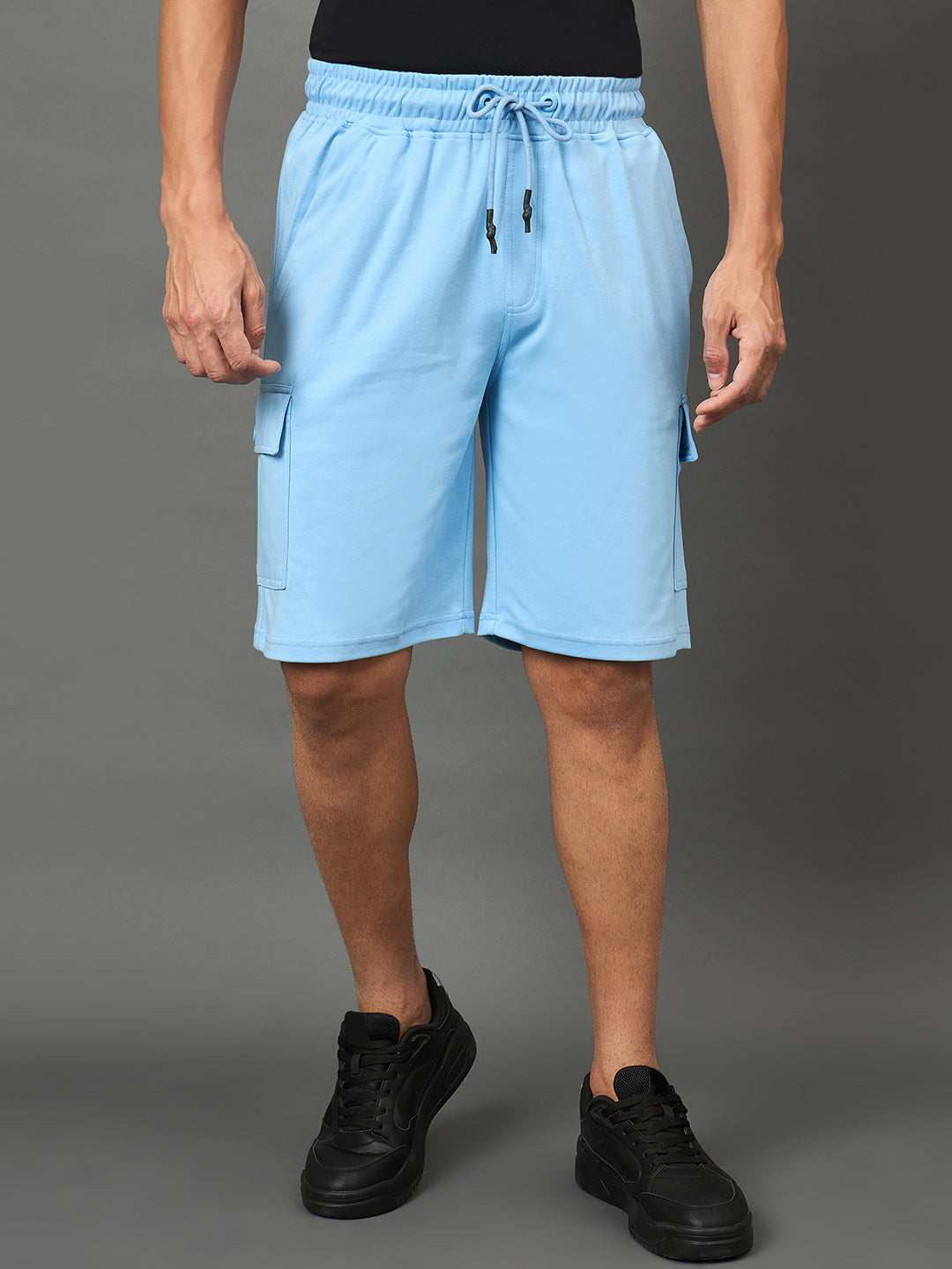 Club York Men Light Blue Drawstring Short