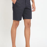 Navy Printed Short