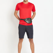 Navy Printed Short