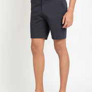 Navy Printed Short