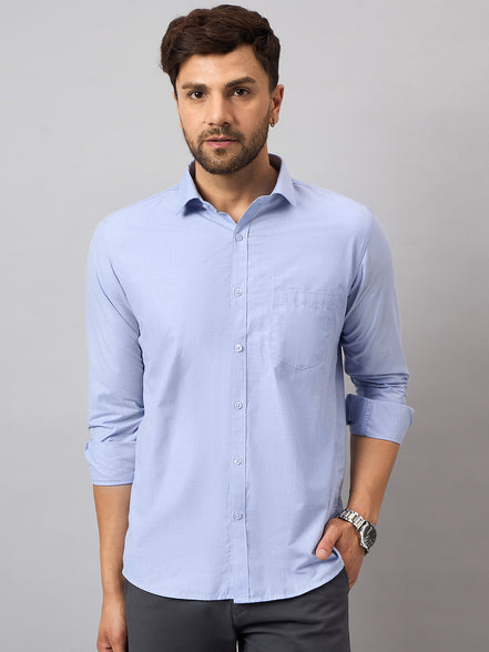 Light Blue Solid Shirt