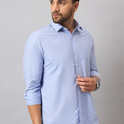 Light Blue Solid Shirt