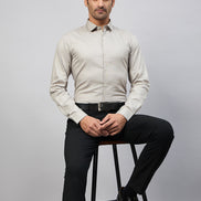 Grey Full Sleeve Formal Shirt