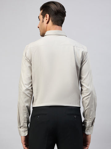 Grey Full Sleeve Formal Shirt