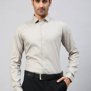 Grey Full Sleeve Formal Shirt