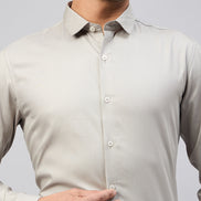 Grey Full Sleeve Formal Shirt