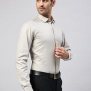 Grey Full Sleeve Formal Shirt