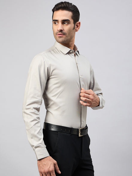 Grey Full Sleeve Formal Shirt