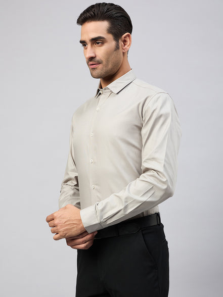 Grey Full Sleeve Formal Shirt