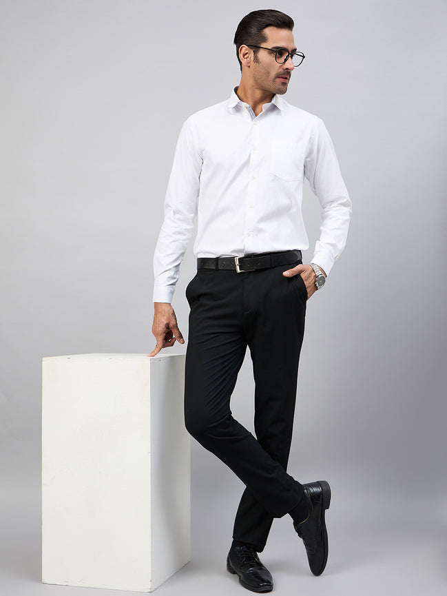 White Full Sleeve Formal Shirt