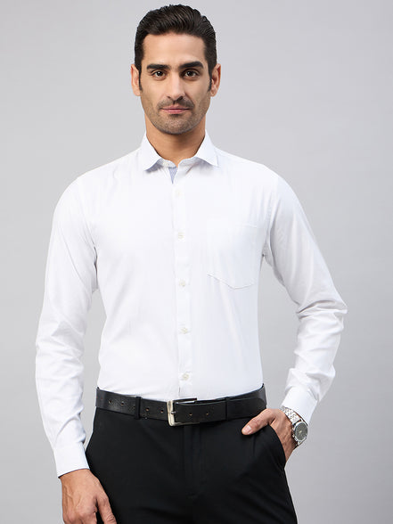 White Full Sleeve Formal Shirt
