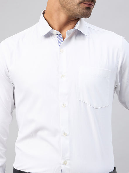 White Full Sleeve Formal Shirt