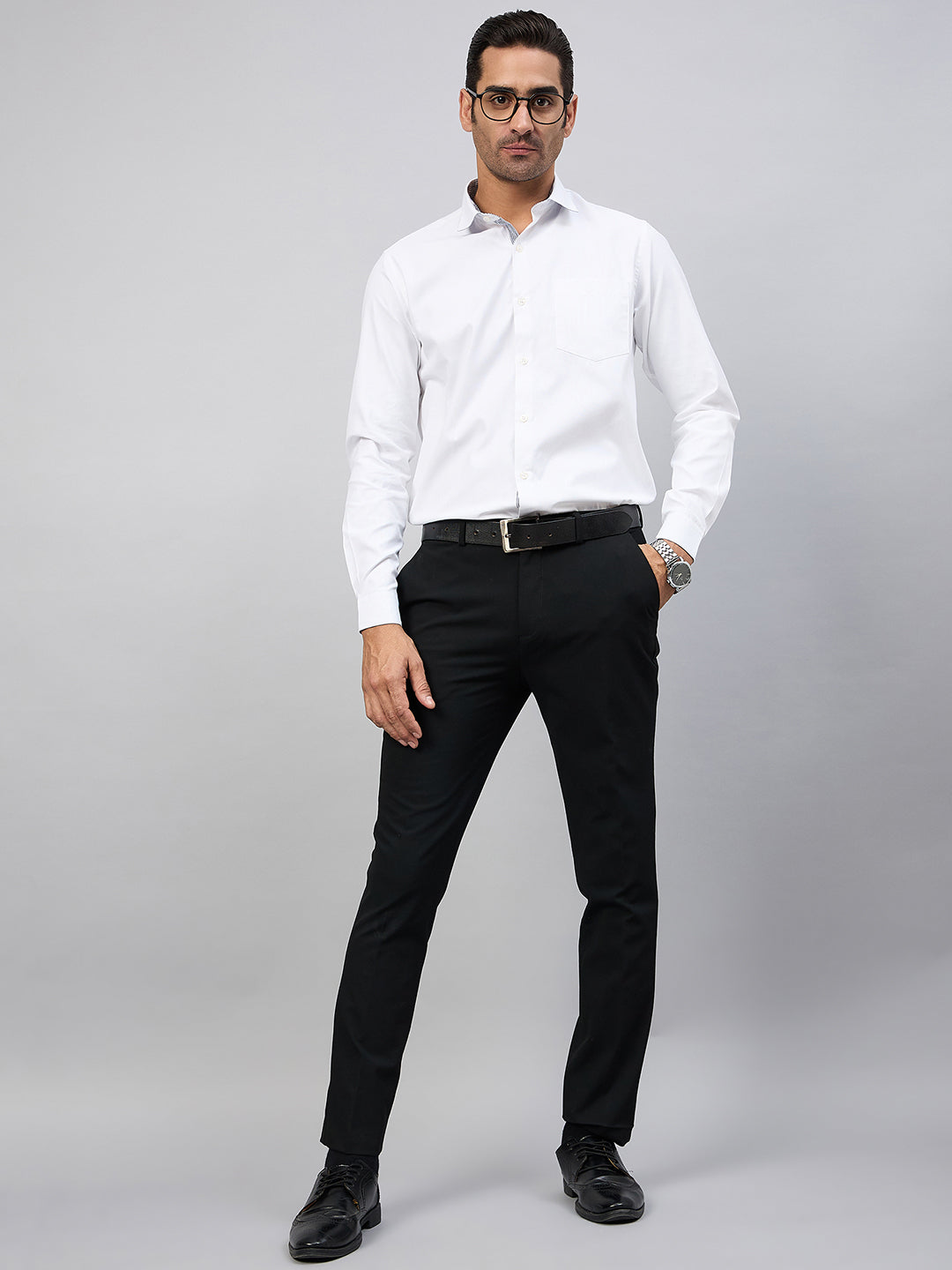 White Full Sleeve Formal Shirt