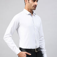 White Full Sleeve Formal Shirt