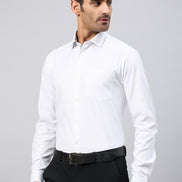 White Full Sleeve Formal Shirt