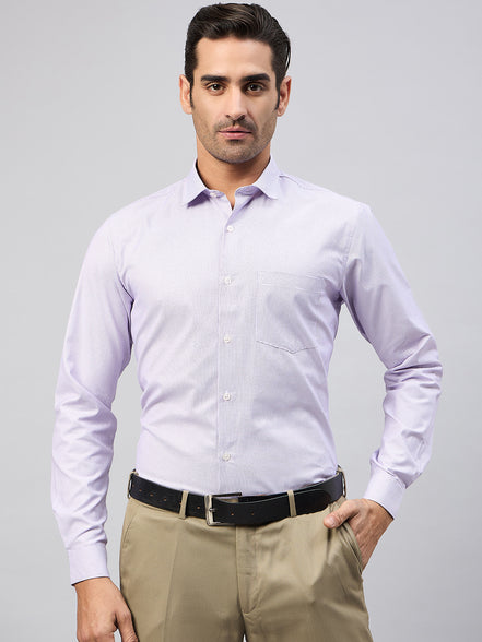 Lilac Full Sleeve Formal Shirt