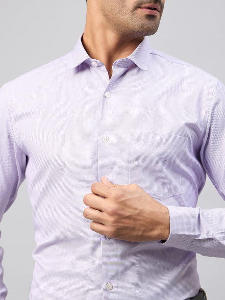 Lilac Full Sleeve Formal Shirt