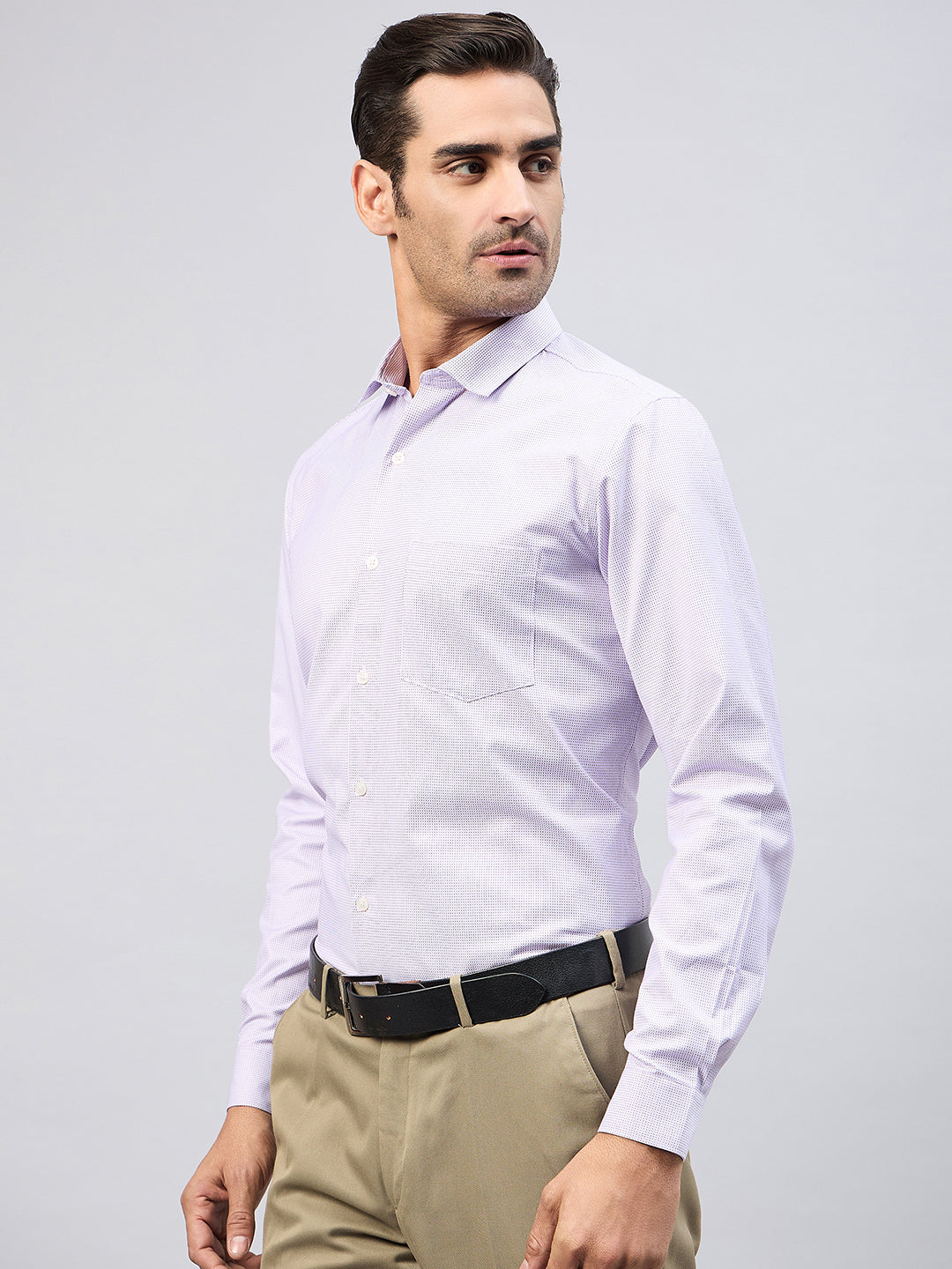 Lilac Full Sleeve Formal Shirt