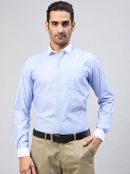 Blue Full Sleeve Formal Shirt