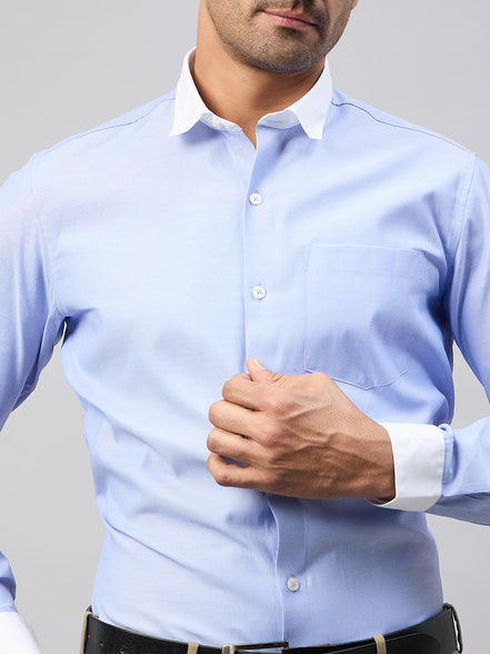 Blue Full Sleeve Formal Shirt