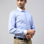 Blue Full Sleeve Formal Shirt