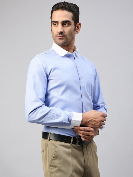 Blue Full Sleeve Formal Shirt