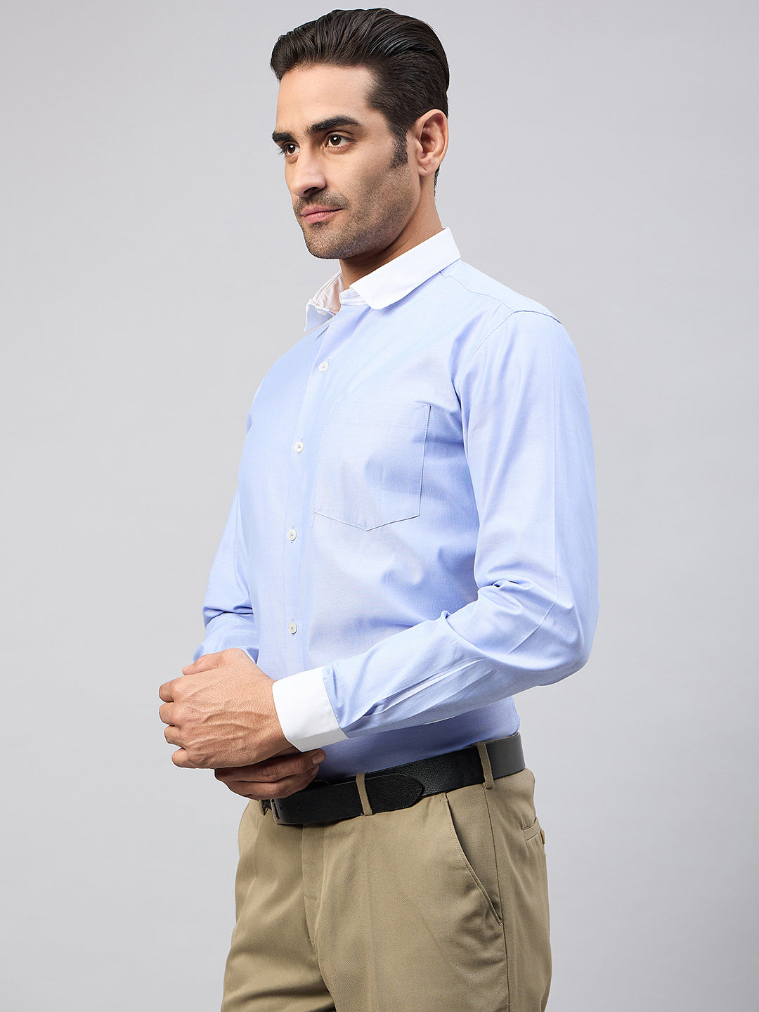 Blue Full Sleeve Formal Shirt