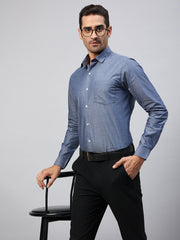 Indigo Full Sleeve Formal Shirt
