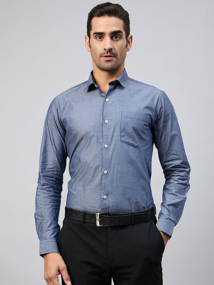 Indigo Full Sleeve Formal Shirt