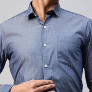 Indigo Full Sleeve Formal Shirt
